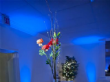 Custom centerpieces can be created by our staff or brought in by guests