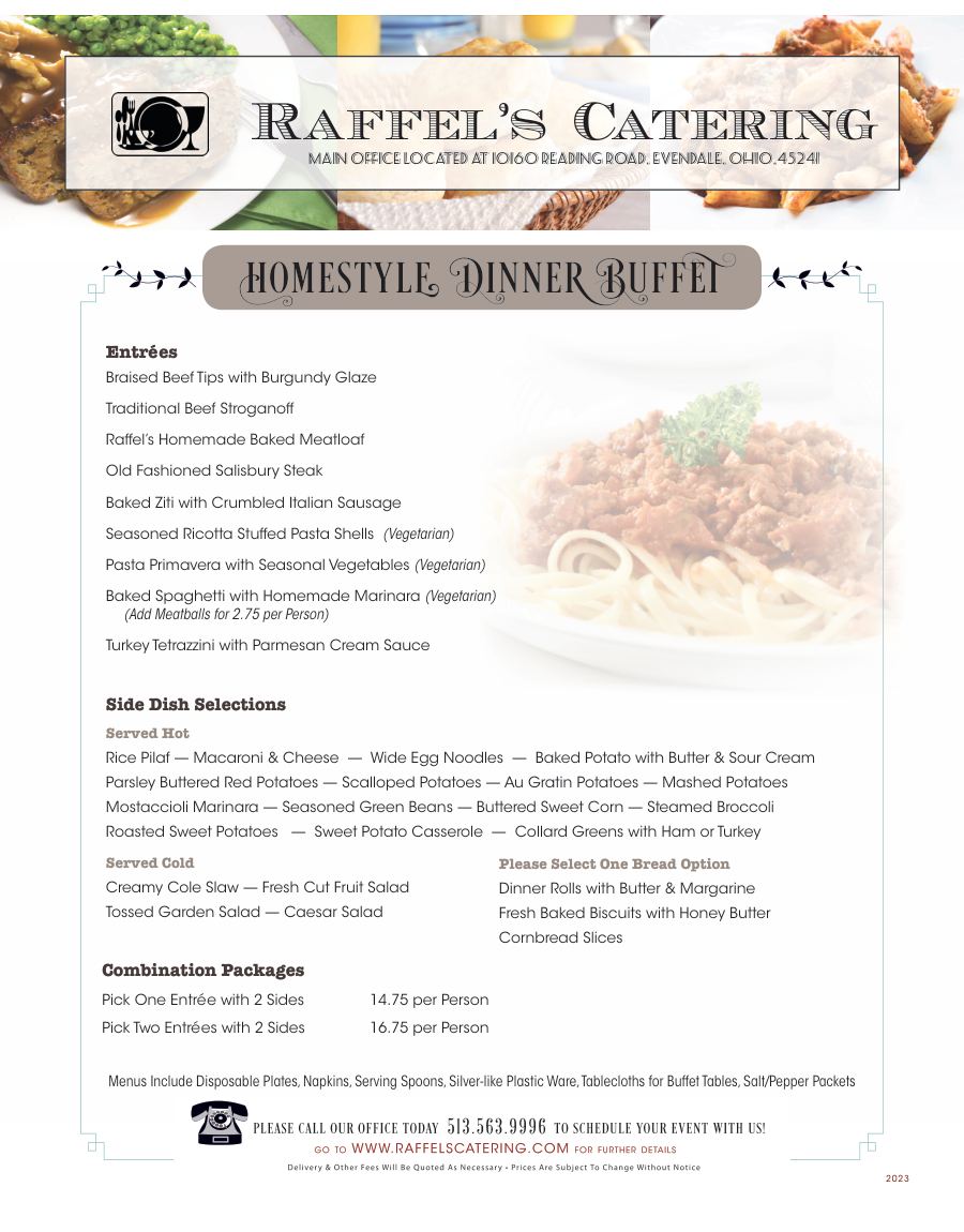 Homestyle Dinner Favorites, page 1