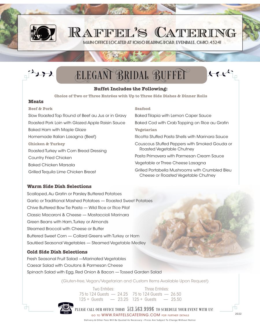 Elegant Dinner Buffet, page 1