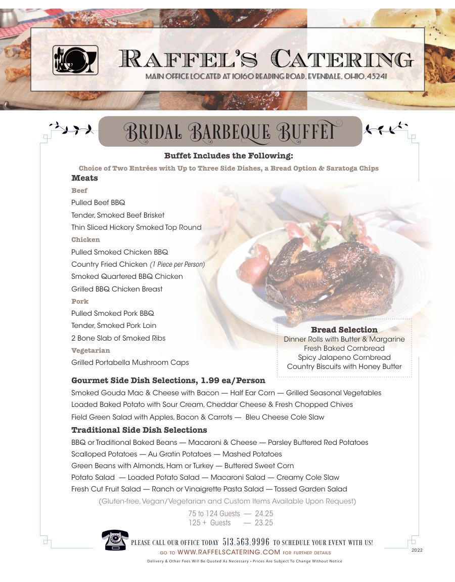 BBQ Bridal Package, page 1