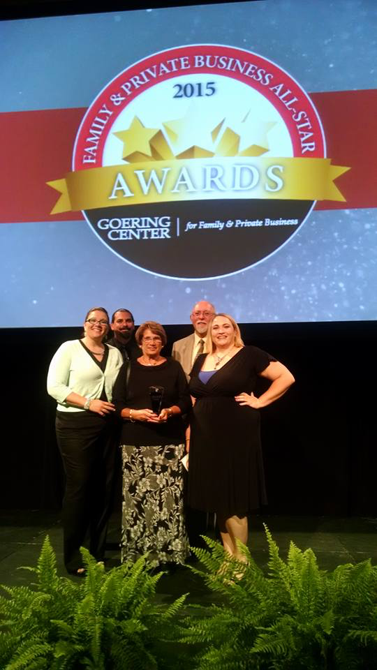 Goering Center, Cincinnati caterers, Cincinnati catering, catering, Family & Private Business All-Star Awards, 2015 Tri-State Family & Private Business All-Star Awards